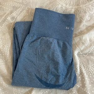 NVGTN Slate Blue Curve Seamless Leggings